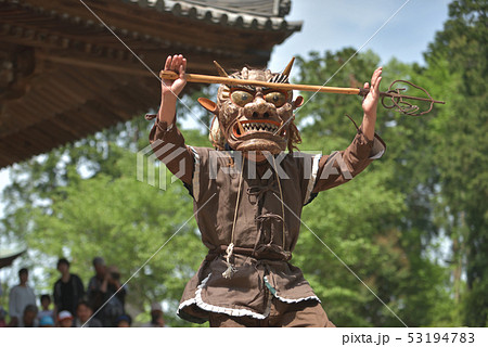 朝光寺　鬼祭り　黄鬼 53194783