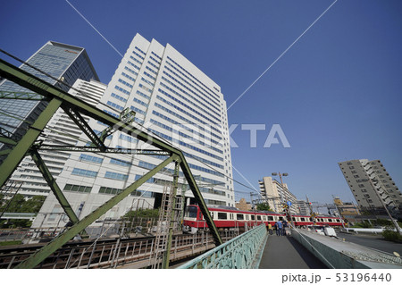 日本の東京都市景観 品川の超高層ビル群などを望む 日本の東京都市景観 品川の超高層ビル群などを望む 53196440