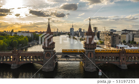 Oberbaum Bridge in Berlin 53197255