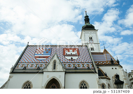 クロアチア　聖マルコ教会 53197409