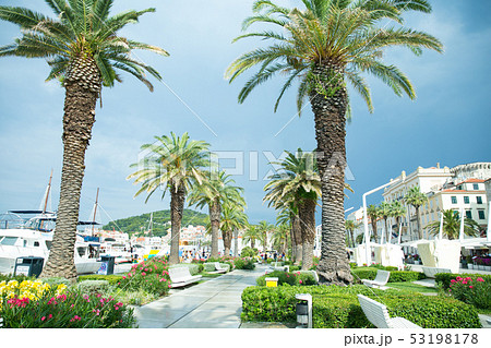 スプリトの景色 プロムナード スプリトの景色 プロムナード 53198178