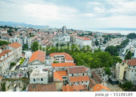 クロアチア スプリトの街 クロアチア スプリトの街 53198189