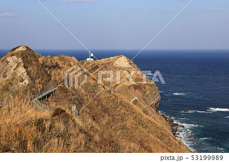 北海道 積丹 積丹半島 神威岬と神威岬灯台 北海道 積丹 積丹半島 神威岬と神威岬灯台 53199989