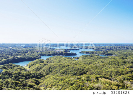 志摩横山展望台　横山天空カフェテラステラス　伊勢志摩国立公園　英虞湾絶景　 53201328