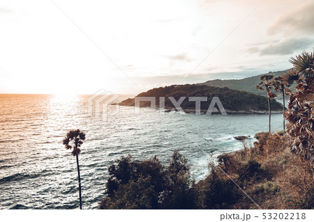 Sunset at the sea On the island 53202218