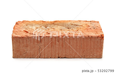 Single red clay brick 53202799
