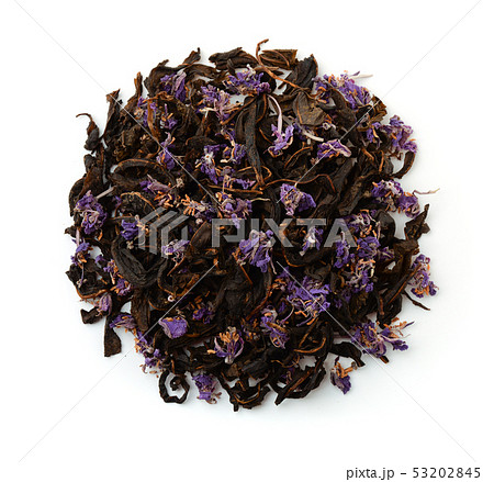 Top view of dry fermented herbal tea Top view of dry fermented herbal tea 53202845