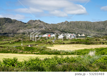 Landscape view in West Kerry, Beara peninsula in Ireland Landscape view in West Kerry, Beara peninsula in Ireland 53203469