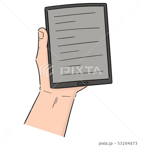 vector of e-book reader 53204873