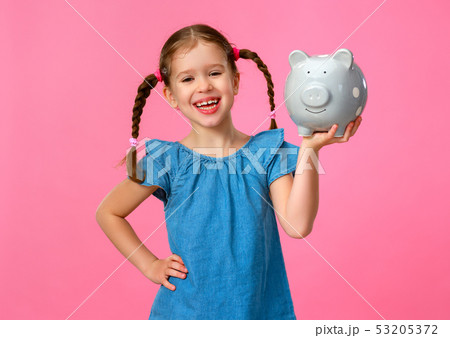 financial concept of children's pocket money. financial concept of children's pocket money. 53205372