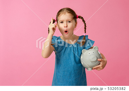 inancial concept of children's pocket money. child 53205382