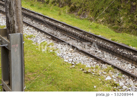 リューヌ山の登山鉄道 アプト式ラックレール リューヌ山の登山鉄道 アプト式ラックレール 53208944