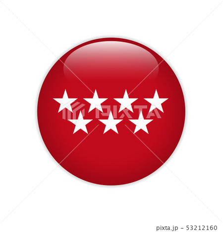 Flag of Community Madrid button Flag of Community Madrid button 53212160