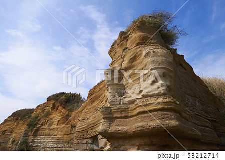 屏屏風ヶ浦の崖 53212714