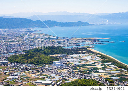 観音寺市市街地風景 (香川県観音寺市) 観音寺市市街地風景 (香川県観音寺市) 53214901