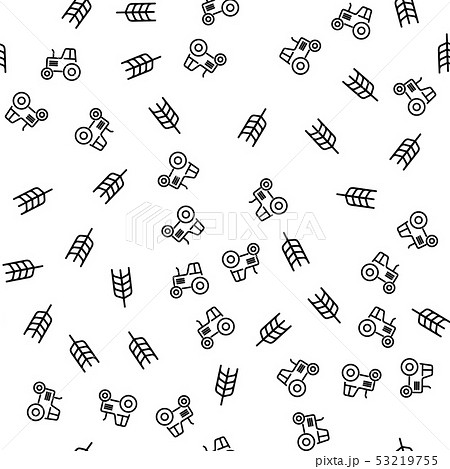 Agriculture Production Seamless Pattern Vector 53219755
