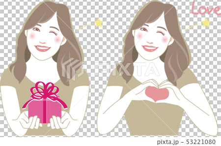 Woman to wink (2 poses) 8 Woman to wink (2 poses) 8 53221080