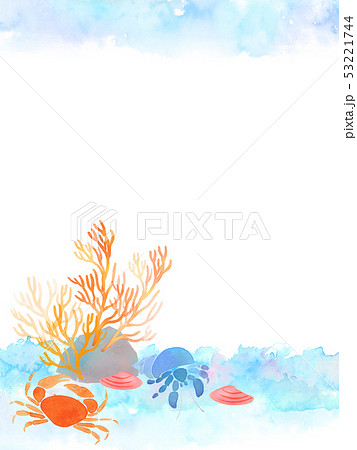 海水彩イラスト 53221744