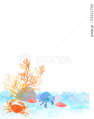 海水彩イラスト 53221745