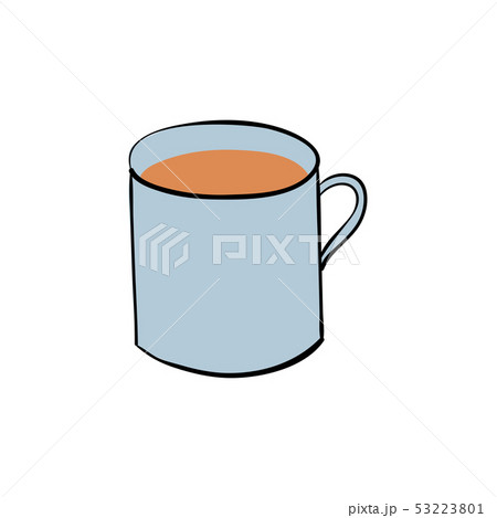 hand drawn quirky cartoon tankard of beer 53223801