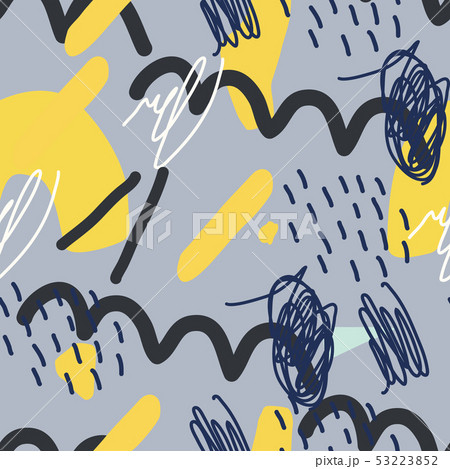 Vector seamless pattern. Abstract background with brush strokes. Vector seamless pattern. Abstract background with brush strokes. 53223852
