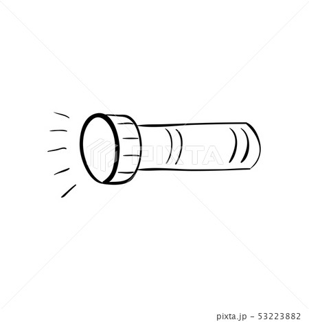 Flashlight vector flat material design isolated on 53223882