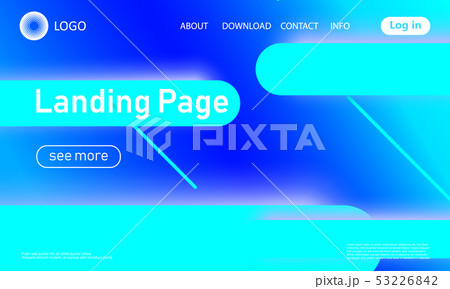 Website landing page. Material design. 53226842