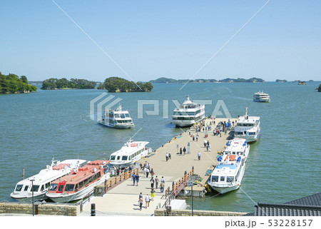 日本三景松島 松島 五大堂 観光桟橋 日本三景松島 松島 五大堂 観光桟橋 53228157