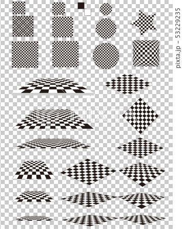 Pattern black and white tile material illustration Pattern black and white tile material illustration 53229235
