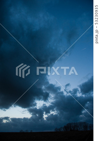Dark threatening skies over Belgium 53230935
