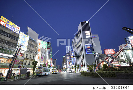 日本の東京都市景観 蒲田駅前などを望む(夜景) 日本の東京都市景観 蒲田駅前などを望む(夜景) 53231344