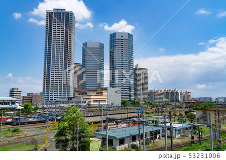 駅前風景 新川崎駅 駅前風景 新川崎駅 53231906