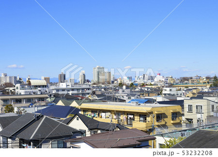 杉並区から西北西の方向に広がる東京の風景 53232208