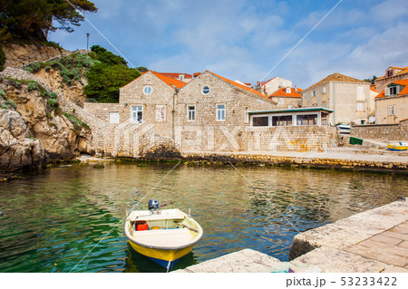 Dubrovnik West Pier in a spring day Dubrovnik West Pier in a spring day 53233422