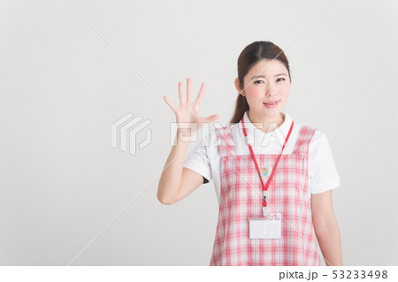 保育士・白バック 保育士・白バック 53233498
