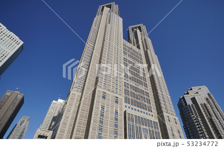 日本の東京都市景観 東京都庁 日本の東京都市景観 東京都庁 53234772