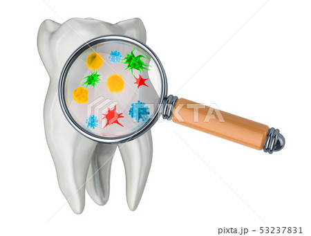 Research and diagnosis of teeth diseases concept. Research and diagnosis of teeth diseases concept. 53237831