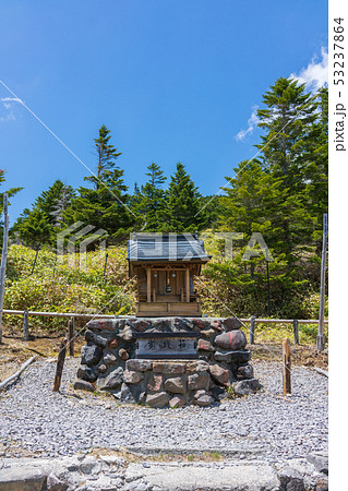 坪庭：横岳神社　　　　茅野市 53237864