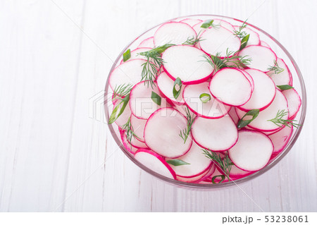 Healthy vegetarian radish salad Healthy vegetarian radish salad 53238061