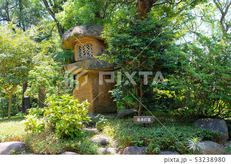 楽寿園　楽寿灯籠 53238980