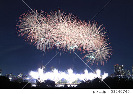 川口花火大会２０１９スターマイン 53240746