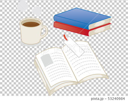 本とコーヒー 53240984