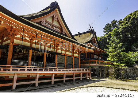 島根県出雲 日御碕神社 日沈の宮 拝殿 島根県出雲 日御碕神社 日沈の宮 拝殿 53241117