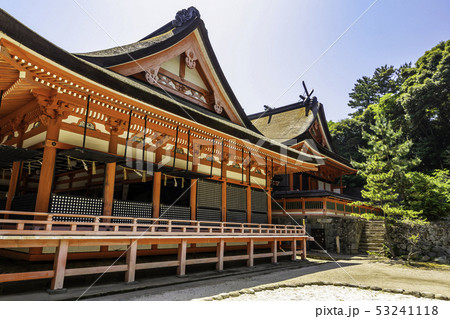 島根県出雲 日御碕神社 日沈の宮 拝殿 島根県出雲 日御碕神社 日沈の宮 拝殿 53241118