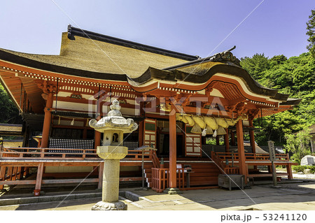 島根県出雲 日御碕神社 日沈の宮 拝殿 島根県出雲 日御碕神社 日沈の宮 拝殿 53241120