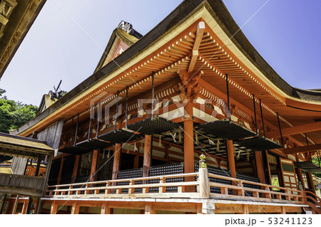 島根県出雲　日御碕神社　日沈の宮　拝殿 53241123