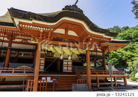 島根県出雲 日御碕神社 日沈の宮 拝殿 島根県出雲 日御碕神社 日沈の宮 拝殿 53241125