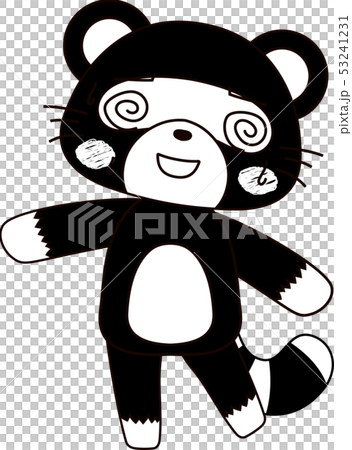 動物 たぬき かわいい 全身 キャラクター 反応 ポーズ 表情 イラストのイラスト素材 53241231 Pixta