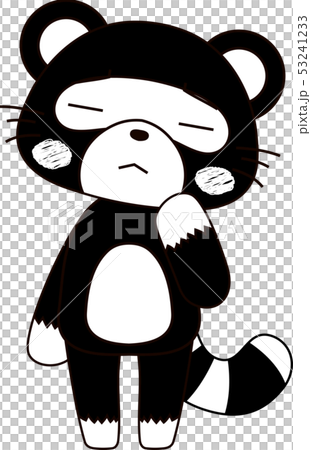 動物 たぬき かわいい 全身 キャラクター 反応 ポーズ 表情 イラストのイラスト素材 53241233 Pixta
