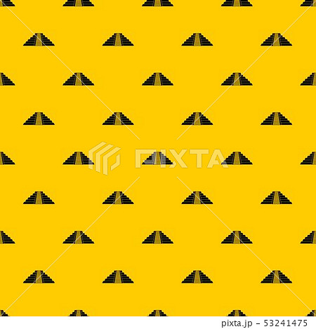 Ziggurat in Chichen Itza pattern vector Ziggurat in Chichen Itza pattern vector 53241475
